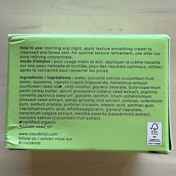 NIB Cocokind Texture Smoothing Cream - Picture 3 of 4